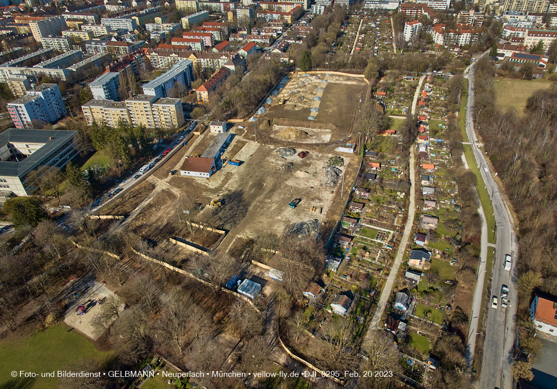 20.02.2023 -  der verschwundene Hachinger Bach in Neuperlach und Berg am Laim
